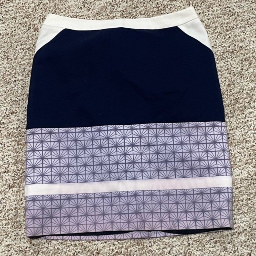 Halogen classic business pencil skirt, unique pattern